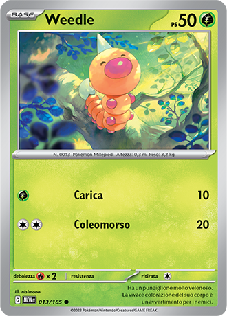 Weedle - Scarlatto & Violetto - 151 #13