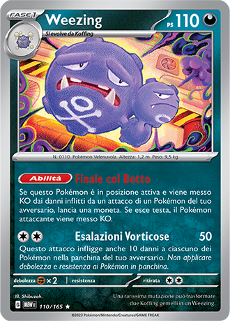 Weezing - Scarlatto & Violetto - 151 #110