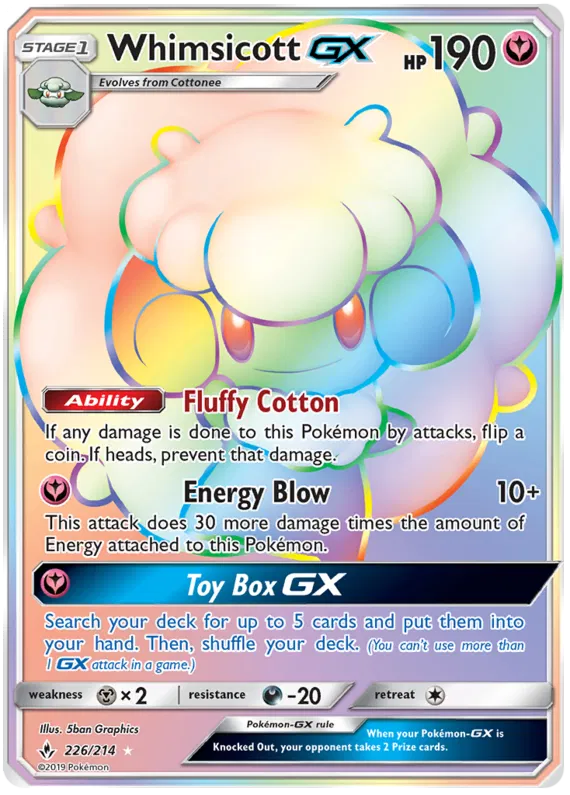 Whimsicott GX - Unbroken Bonds #226