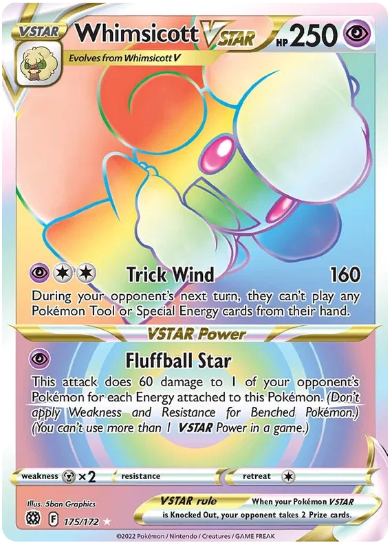 Whimsicott VSTAR - Brilliant Stars #175