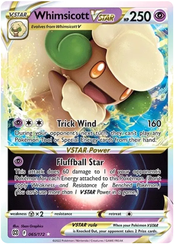 Whimsicott VSTAR - Brilliant Stars #65