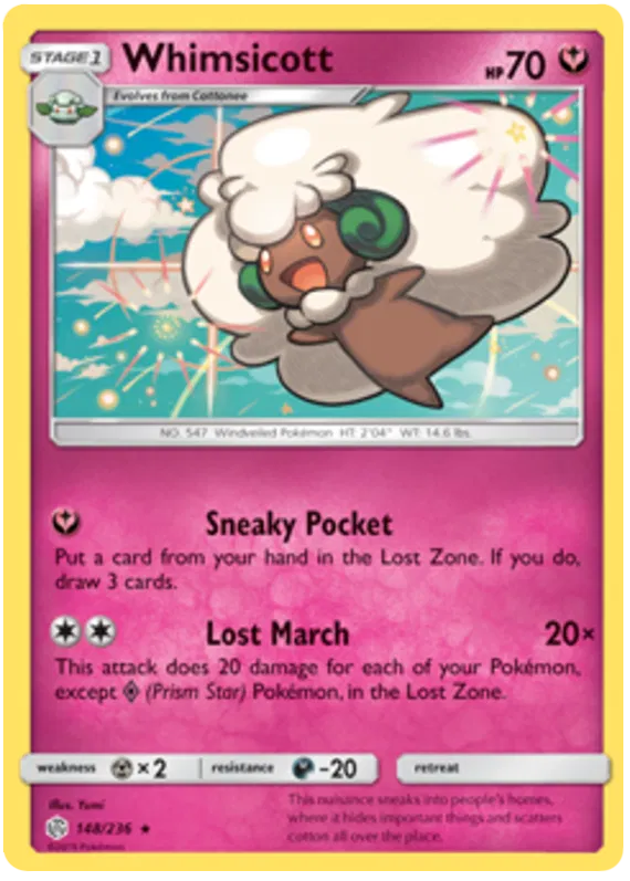 Whimsicott - Cosmic Eclipse #148