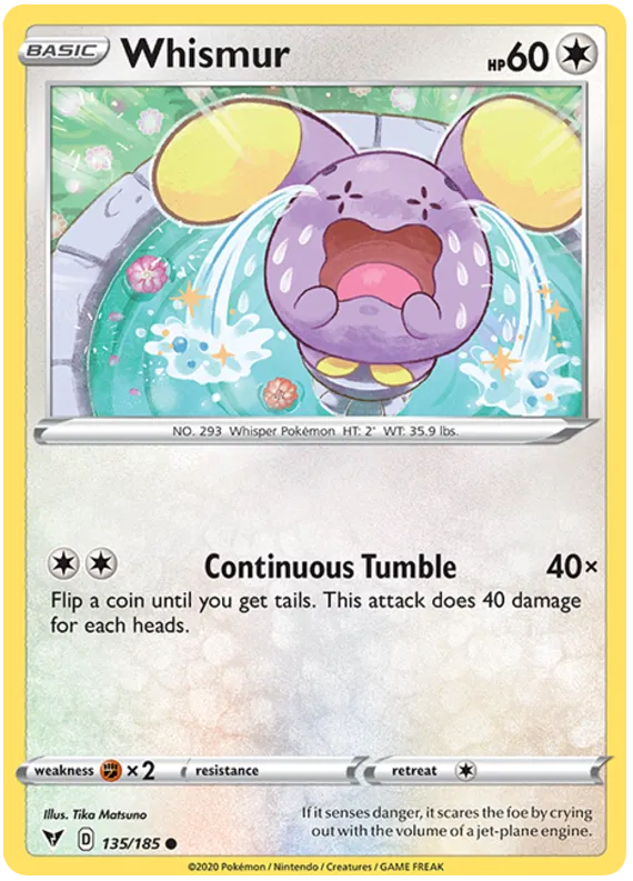 Whismur - Vivid Voltage #135