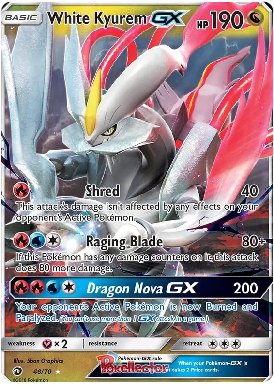 White Kyurem GX - Dragon Majesty #48