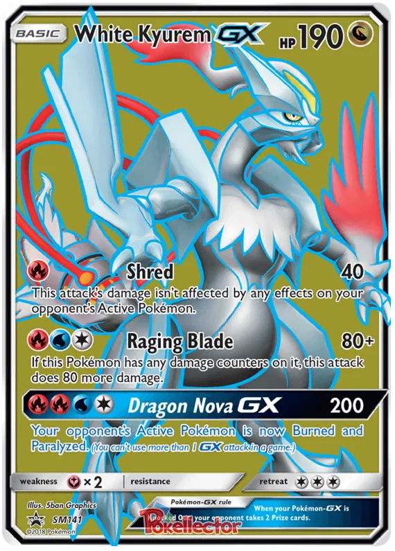 White Kyurem GX - Sun & Moon Promos #141