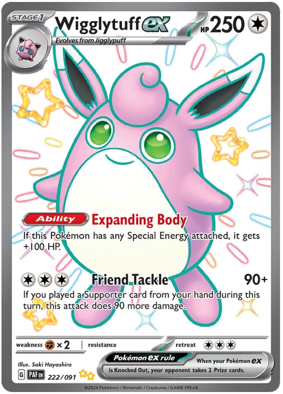 Wigglytuff ex - Destino a Paldea #222