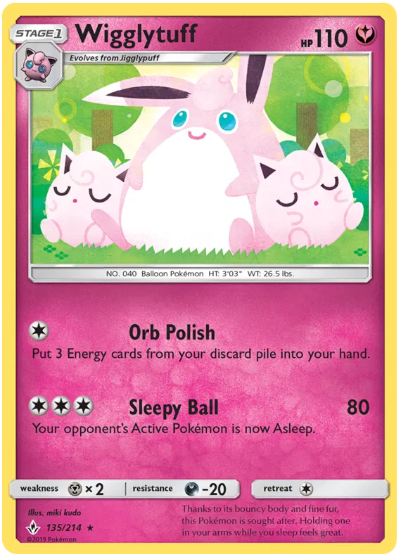 Wigglytuff - Unbroken Bonds #135