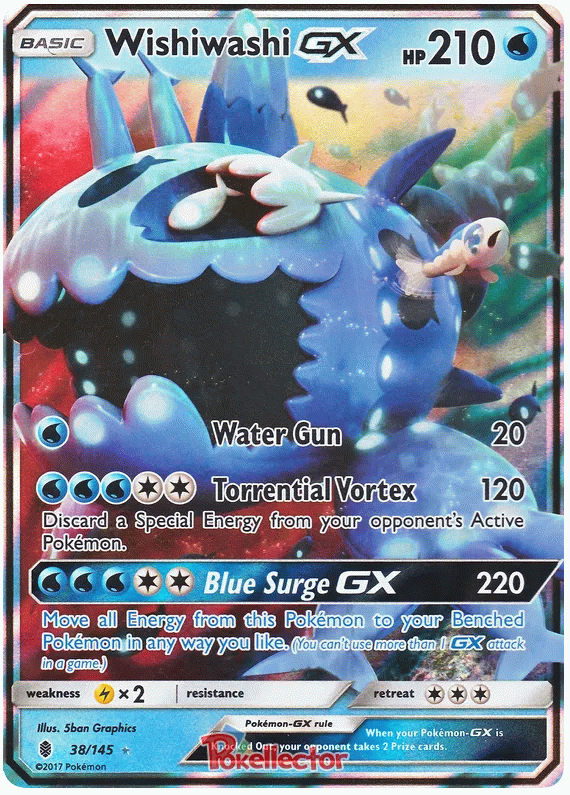 Wishiwashi GX - Guardians Rising #38