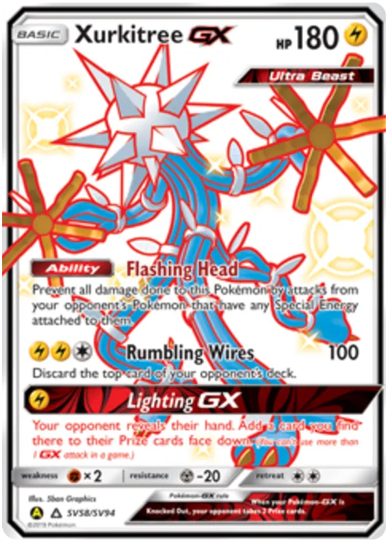 Xurkitree GX - Hidden Fates #58