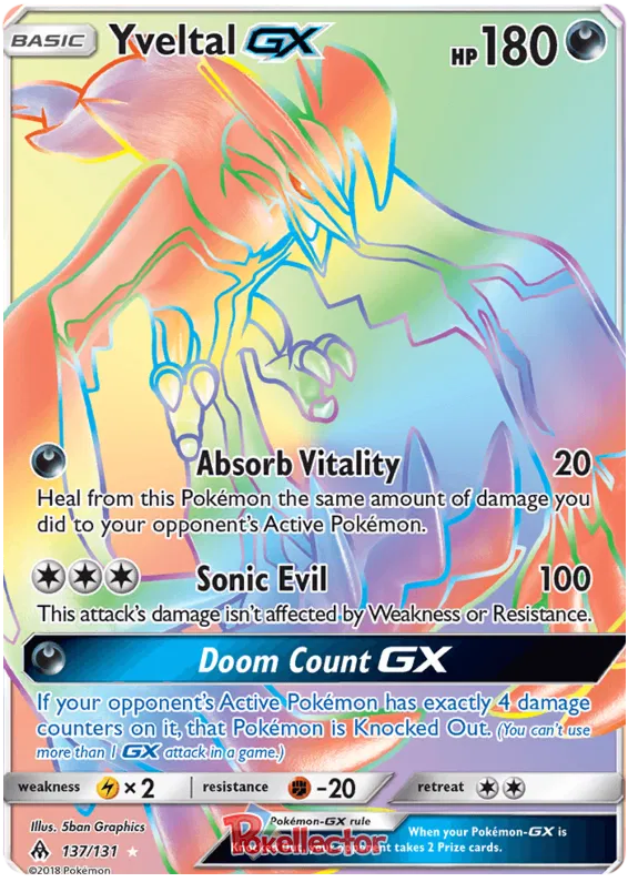 Yveltal GX - Forbidden Light #137