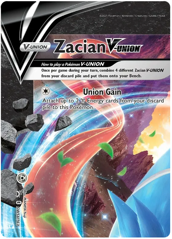 Zacian V-Union - Sword & Shield Promos #163