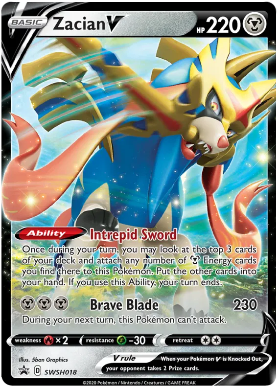 Zacian V - Sword & Shield Promos #18