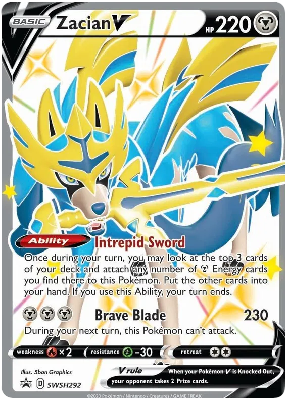 Zacian V - Sword & Shield Promos #292