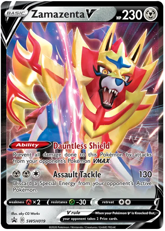 Zamazenta V - Sword & Shield Promos #19