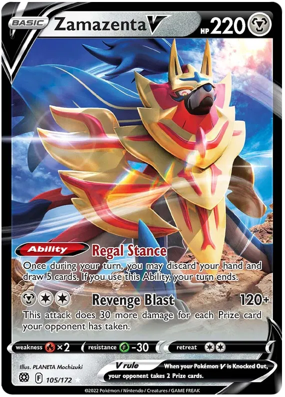 Zamazenta V - Brilliant Stars #105