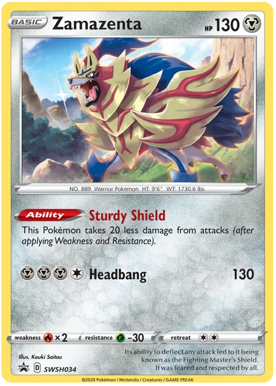 Zamazenta - Sword & Shield Promos #34