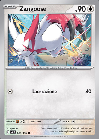 Zangoose - Scarlatto & Violetto #146