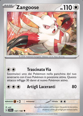 Zangoose - Scarlatto & Violetto #147