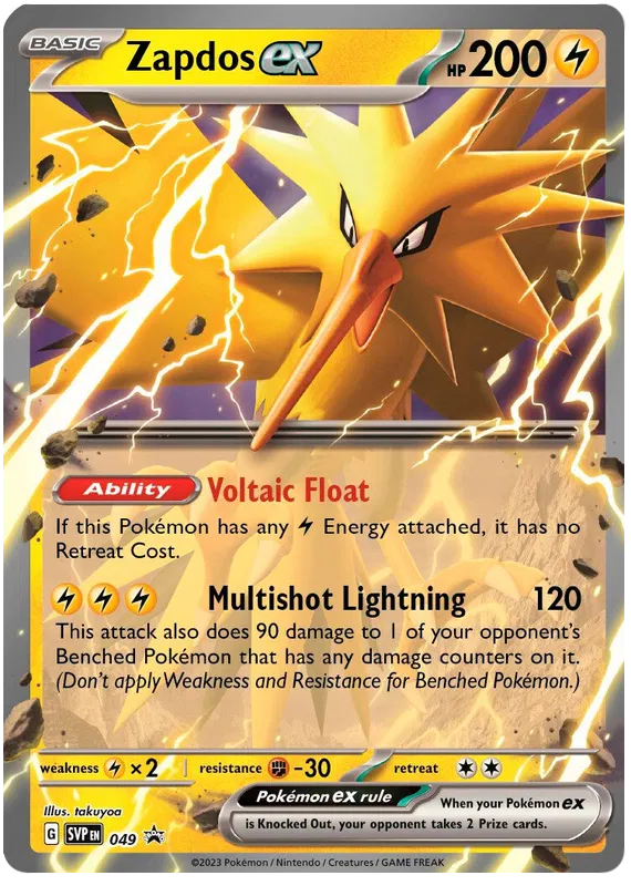 Zapdos ex - Scarlatto & Violetto Promos #49