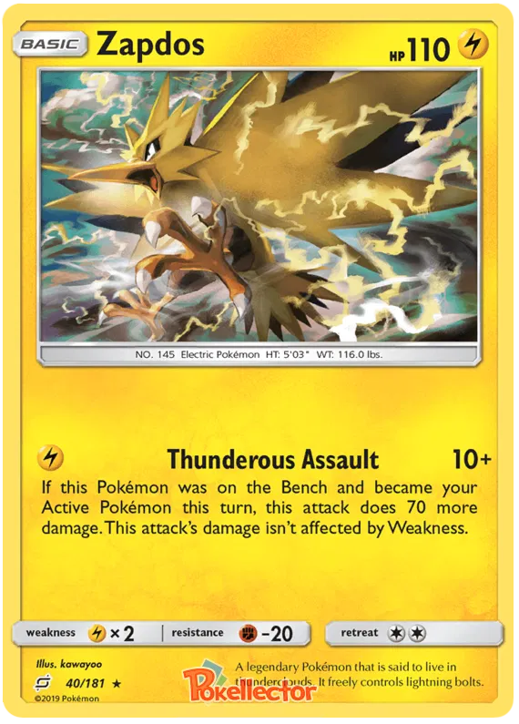 Zapdos - Team Up #40