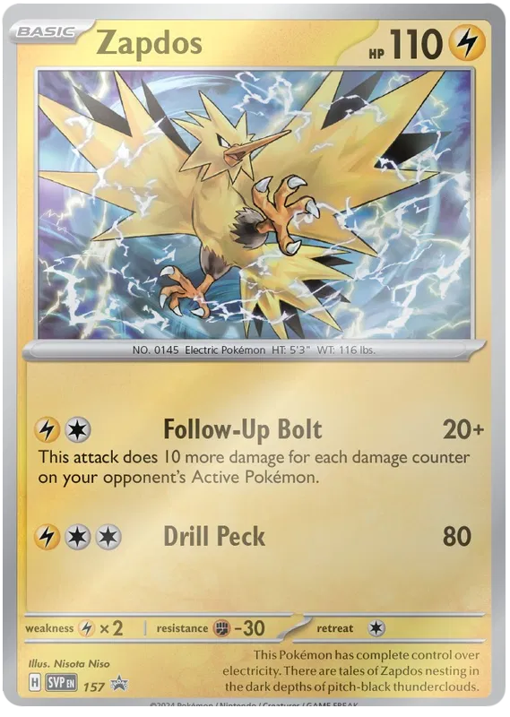 Zapdos - Scarlatto & Violetto Promos #157