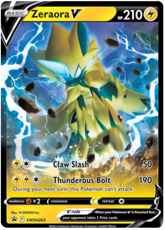 Zeraora V - Sword & Shield Promos #263