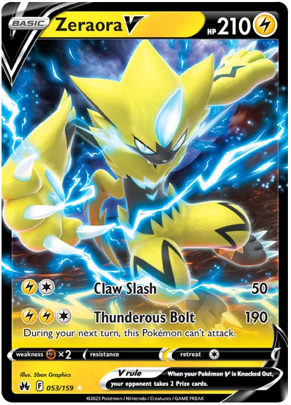 Zeraora V - Crown Zenith #53