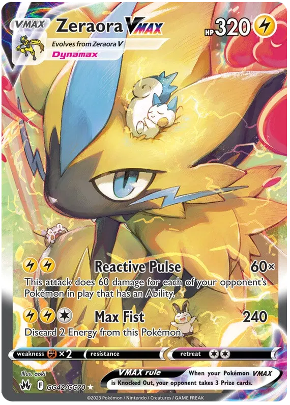 Zeraora VMAX - Crown Zenith - Galarian Gallery #42