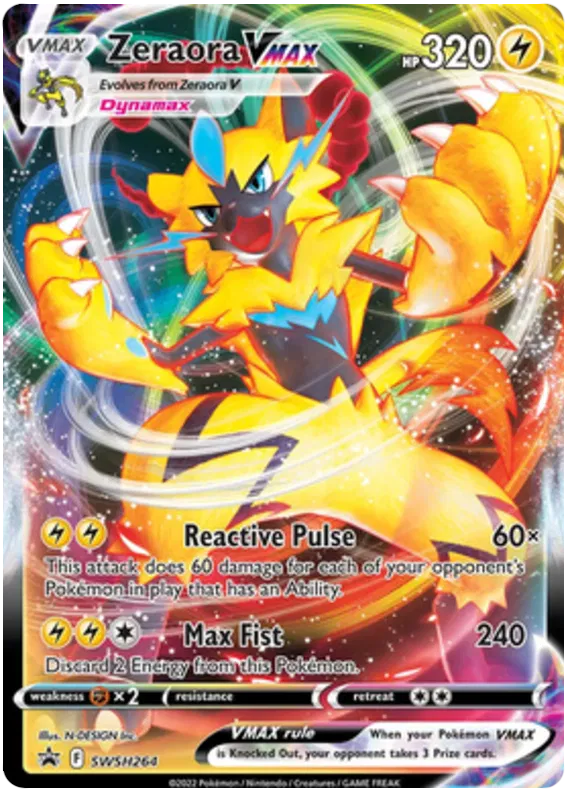 Zeraora VMAX - Sword & Shield Promos #264