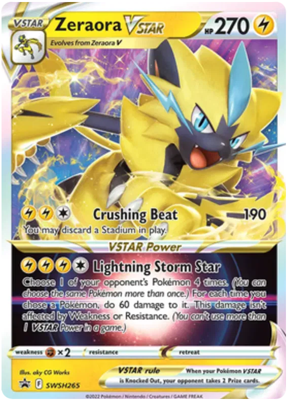 Zeraora VSTAR - Sword & Shield Promos #265