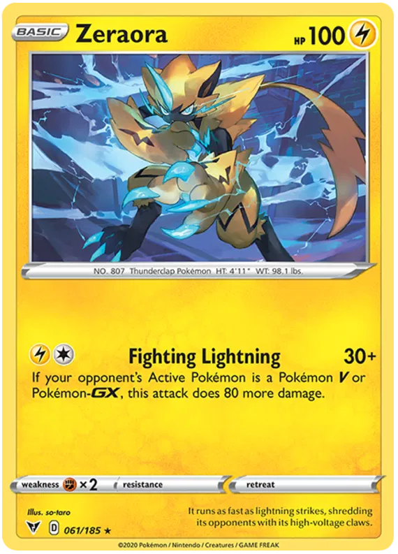 Zeraora - Vivid Voltage #61