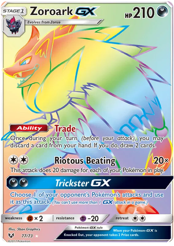 Zoroark GX - Shining Legends #77