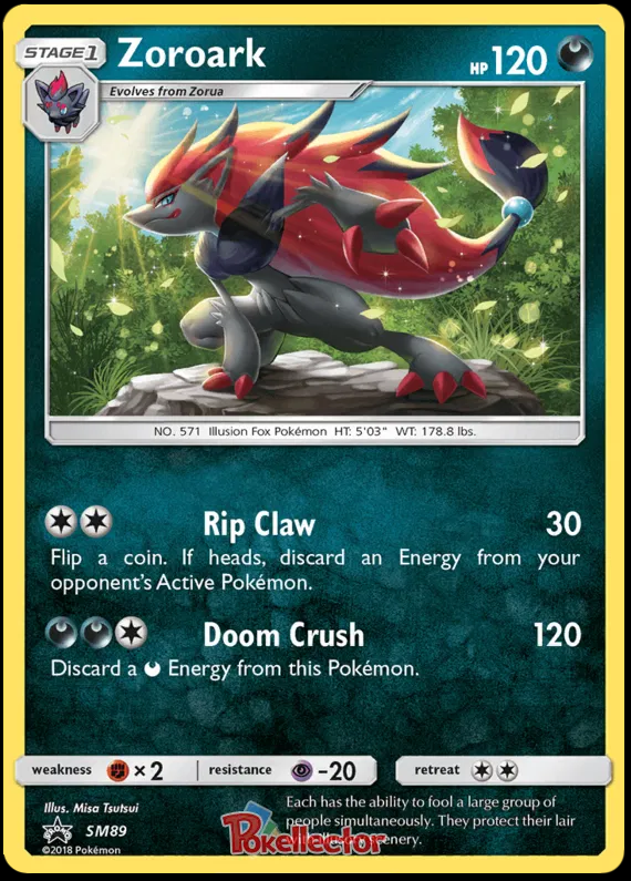 Zoroark - Sun & Moon Promos #89