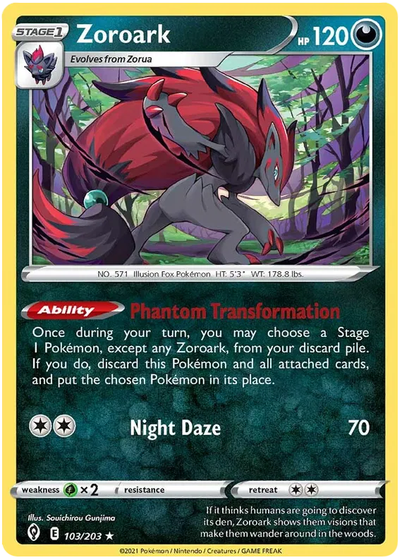 Zoroark - Evolving Skies #103