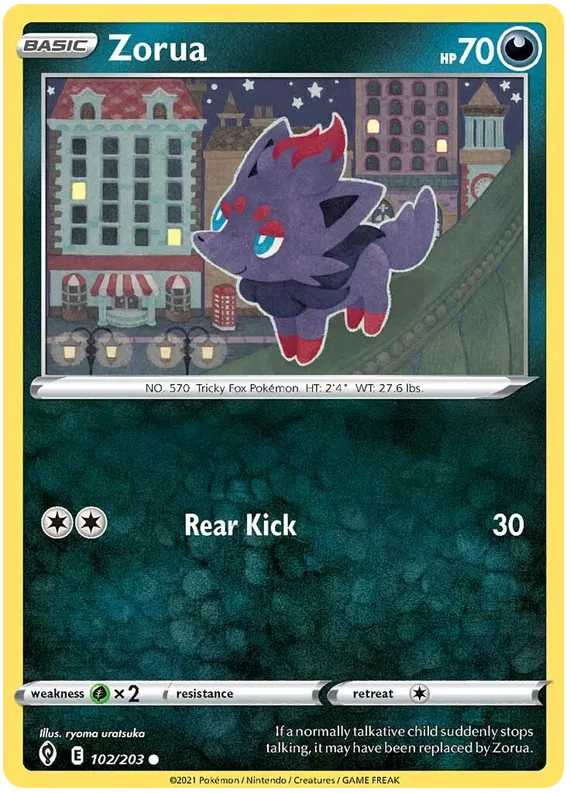 Zorua - Evolving Skies #102