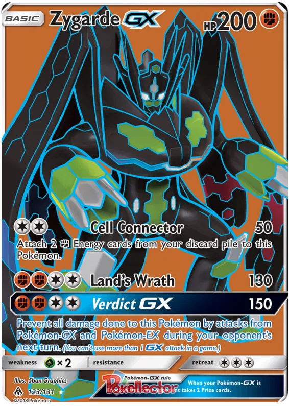 Zygarde GX - Forbidden Light #123