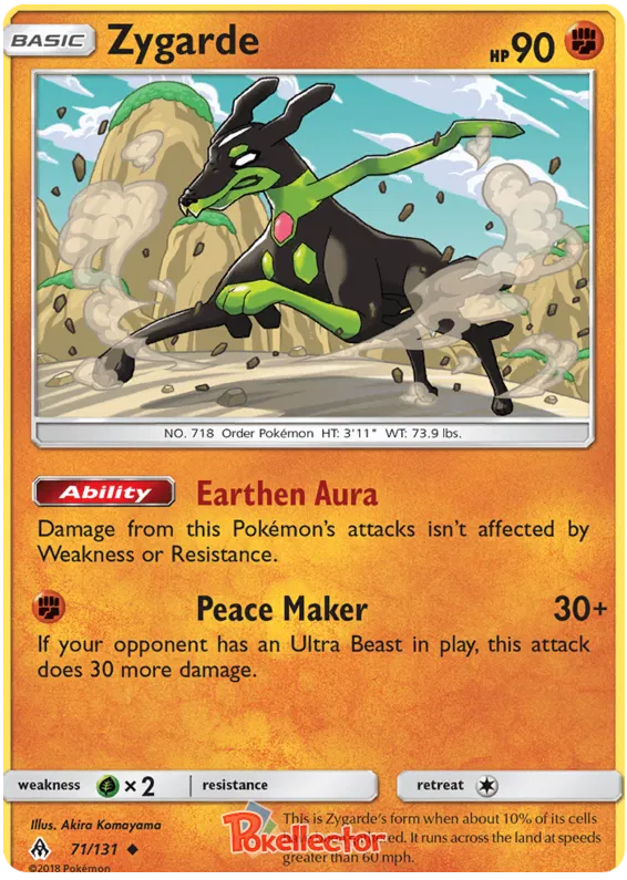 Zygarde - Forbidden Light #71