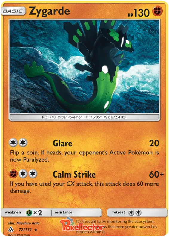 Zygarde - Forbidden Light #72