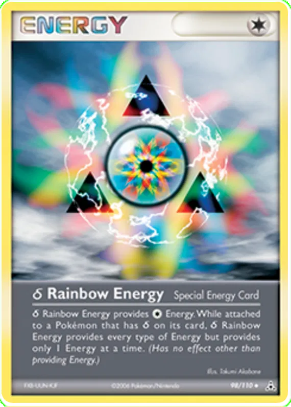 Î´ Rainbow Energy - EX Holon Phantoms #98