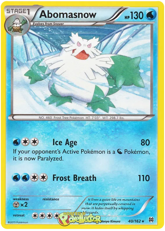 Abomasnow - XY BREAKthrough #40