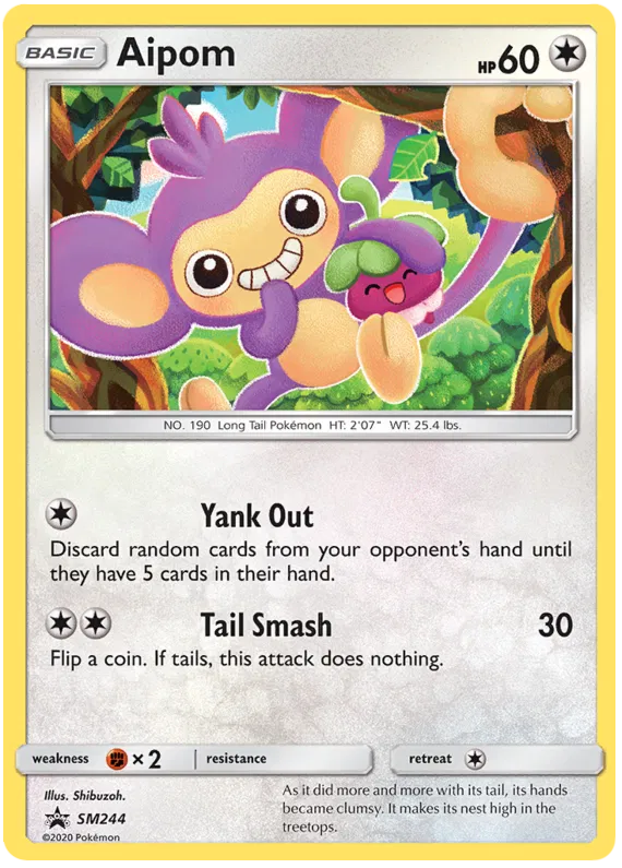 Aipom - Sun & Moon Promos #244