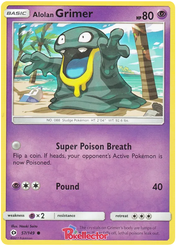 Alolan Grimer - Sun & Moon #57