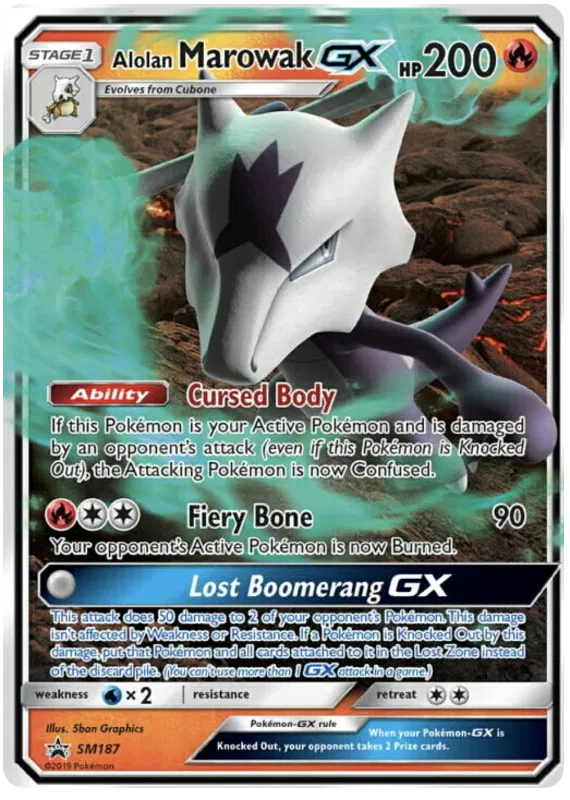 Alolan Marowak GX - Sun & Moon Promos #187