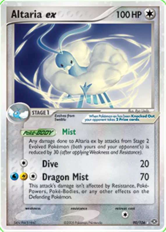 Altaria ex - EX Emerald #90