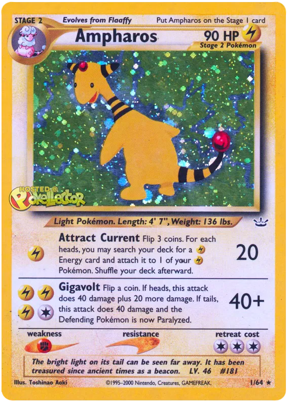 Ampharos - Neo Revelation #1