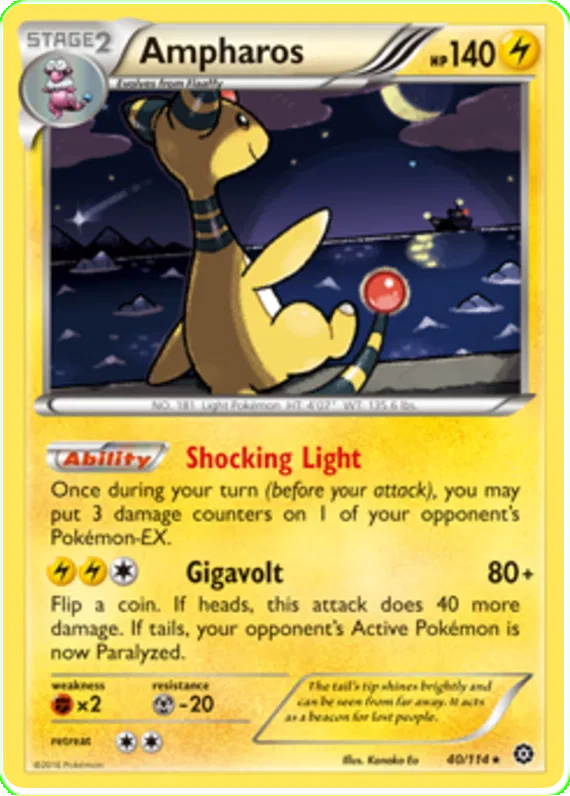 Ampharos - Steam Siege #40