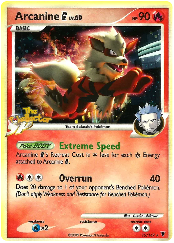 Arcanine G - Platinum - Supreme Victors #15