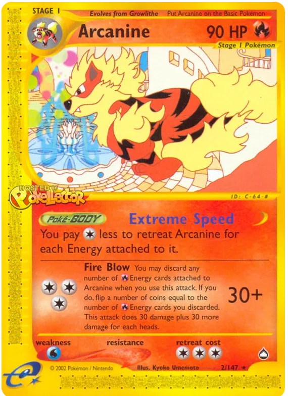 Arcanine - Aquapolis #2