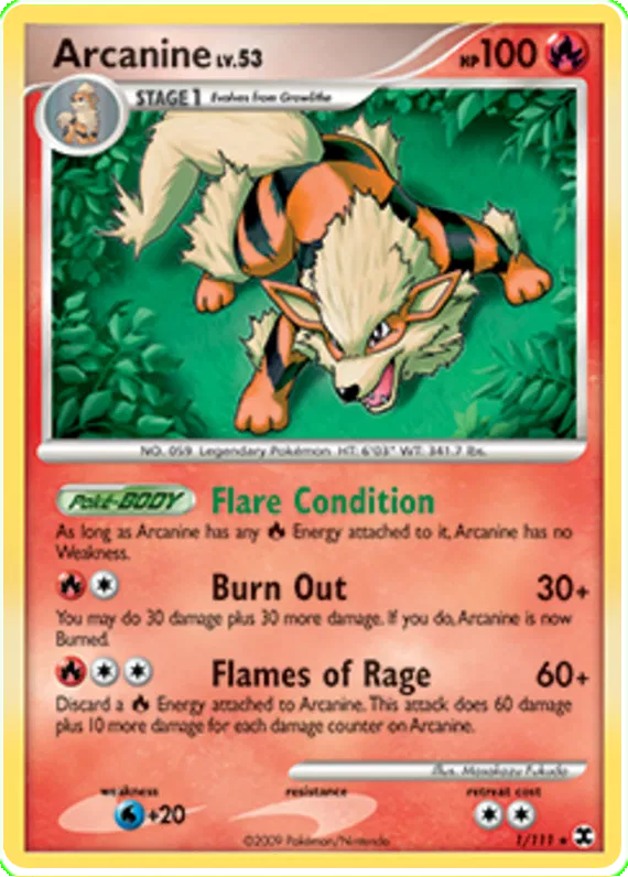 Arcanine - Platinum - Rising Rivals #1