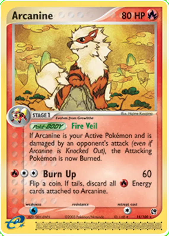 Arcanine - EX Sandstorm #15